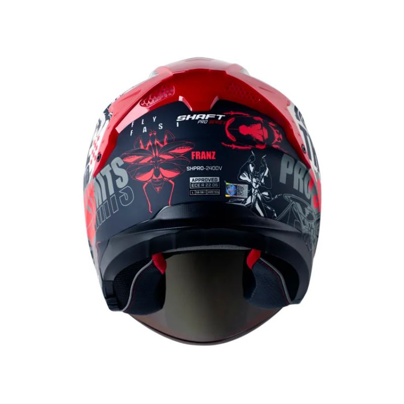 CASCO SHAFT SH-240DV PRO FRANZ MATE GRIS CLARO ROJO IRIDIUM