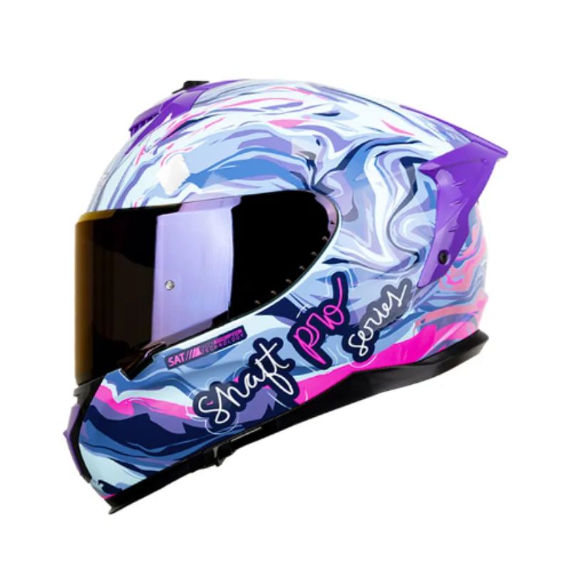 CASCO SHAFT SH-610DV PRO NEBULOSA AZUL CLARO FULL COLOR – American