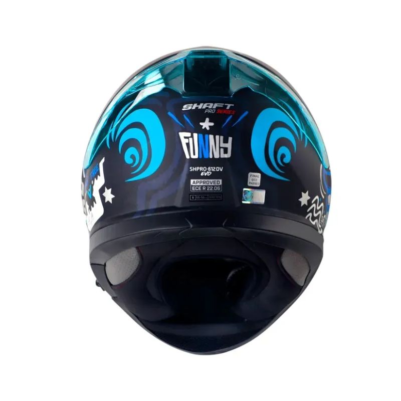 CASCO SHAFT SH-612DV PRO FUNNY MATE NEGRO AZUL IRIDIUM