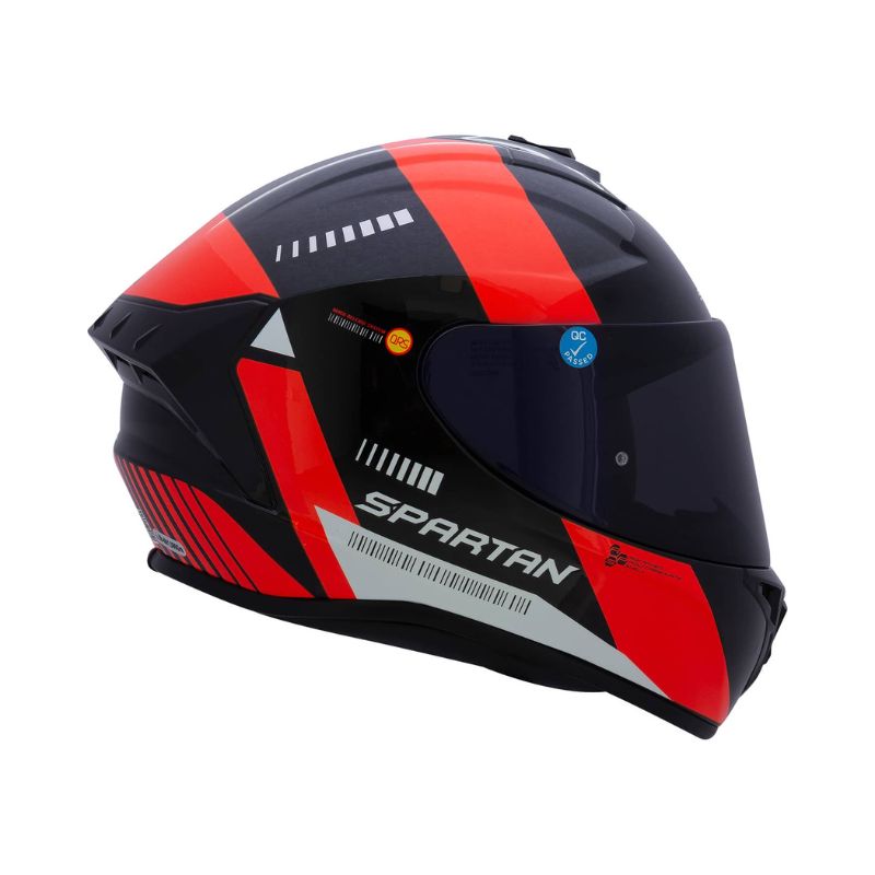 CASCO SPARTAN DRAKEN MP4 NARANJA NEON