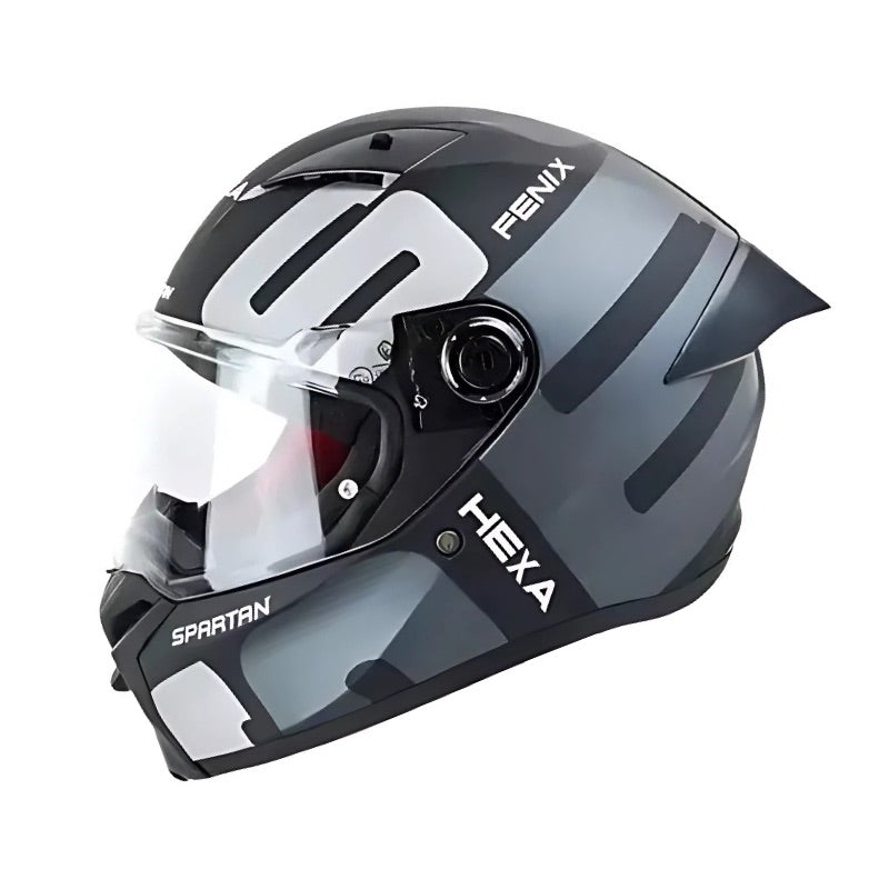 Casco Spartan Casco Moto Gris Mate Casco Moto Casco Shark Spartan