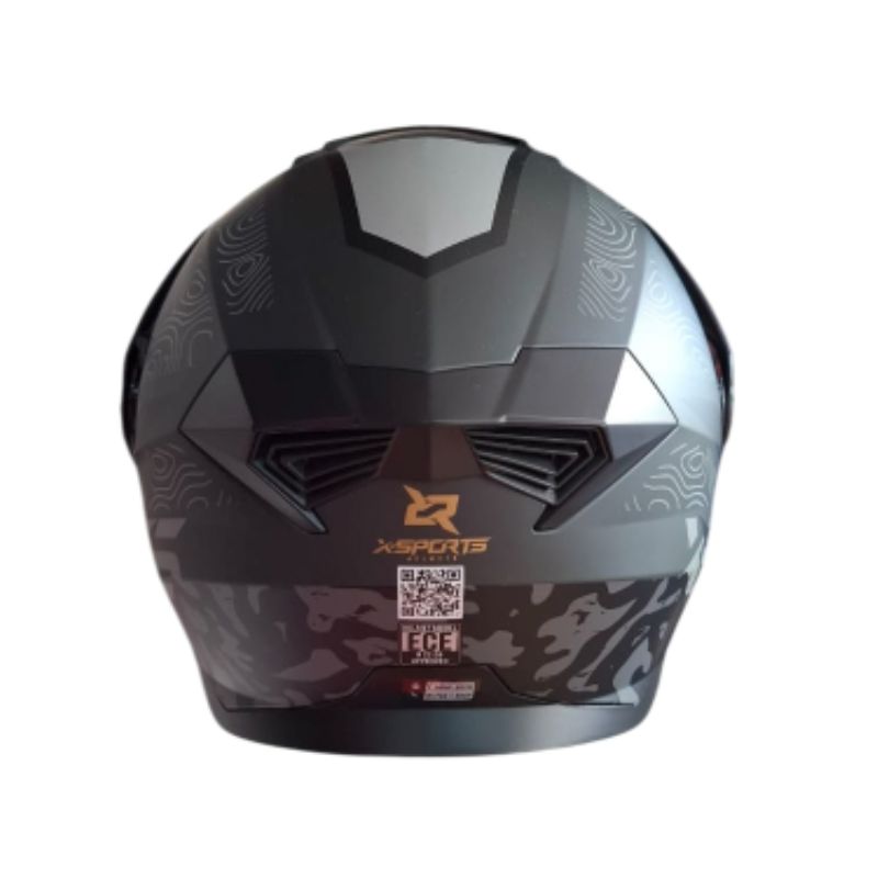 CASCO X-SPORTS 165 GIRARD MATE NEGRO GRIS