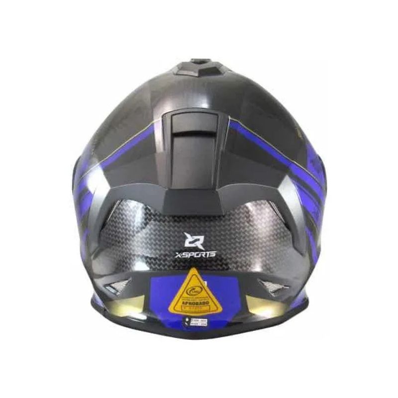CASCO X-SPORTS V151 BRIGTH NEGRO MORADO