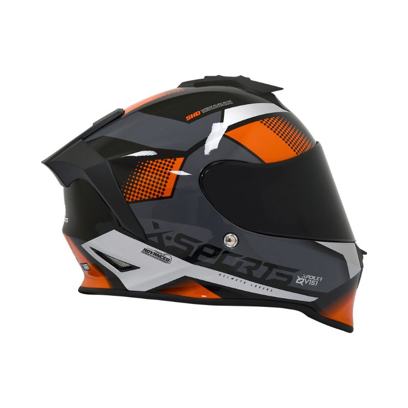 CASCO X-SPORTS V151 LEXOT NEGRO NARANJA