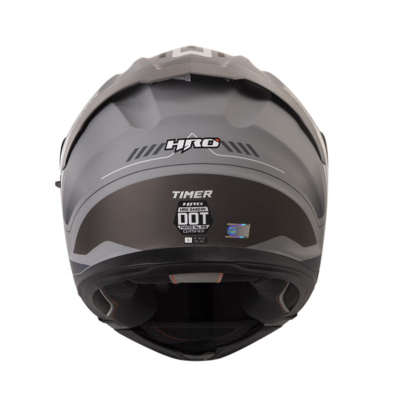 CASCO HRO 3440 DV TIMER MATE GRIS GIRS VISOR IRIDIUM AZUL