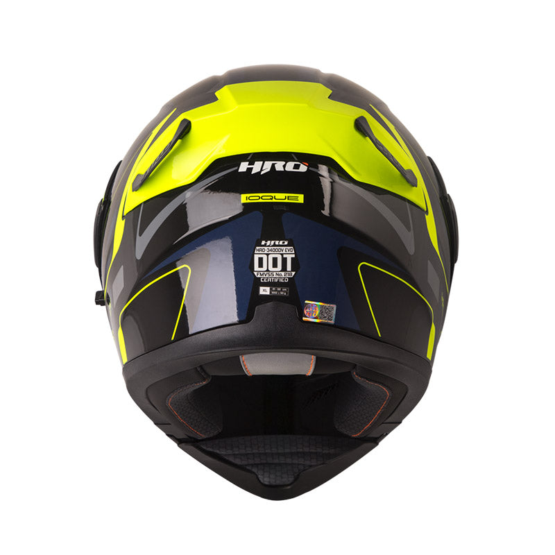 CASCO HRO HRO-3400DV IOQUE NEGRO AMARILLO NEON