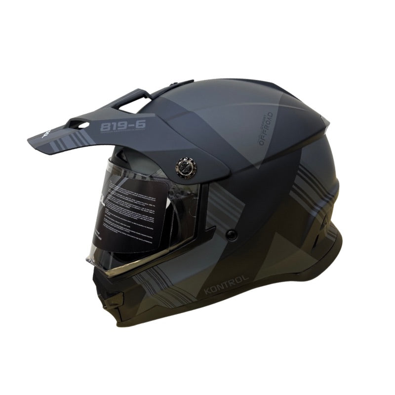 CASCO KONTROL 819-6 OXPORT MATE NEGRO – American Motos Colombia