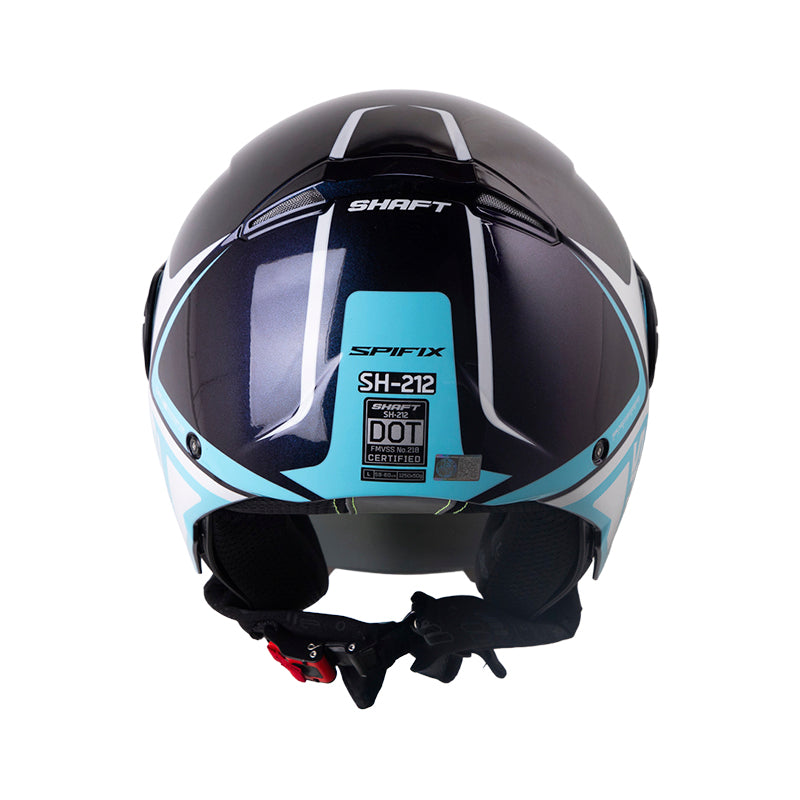 CASCO SHAFT SH-212 SPIFIX CAMALEON BLANCO VISOR IRIDIUM
