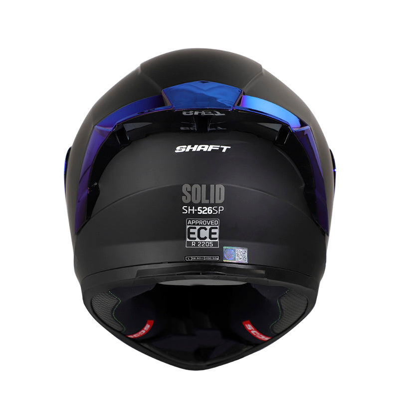 CASCO SHAFT SH-526SP EVO SOLID MATE NEGRO AZUL IRIDIUM