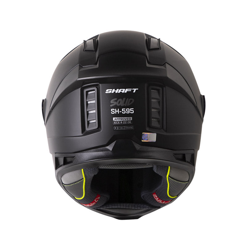CASCO SHAFT SH-595 SOLID MATE NEGRO NEGRO7 VISOR IRIDIUM