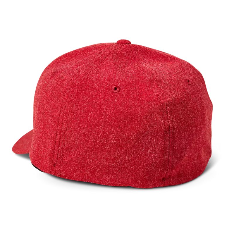 GORRA FOX TRANSPOSITION FLEXFIT HEATHER RED