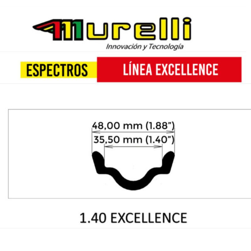 RIN MURELLI 140X17 EXCELLENCE NEGRO