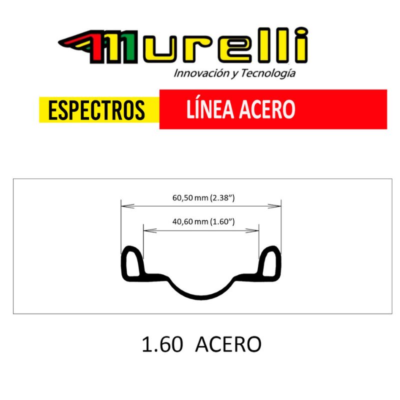 RIN MURELLI 160X17 HIERRO NEGRO