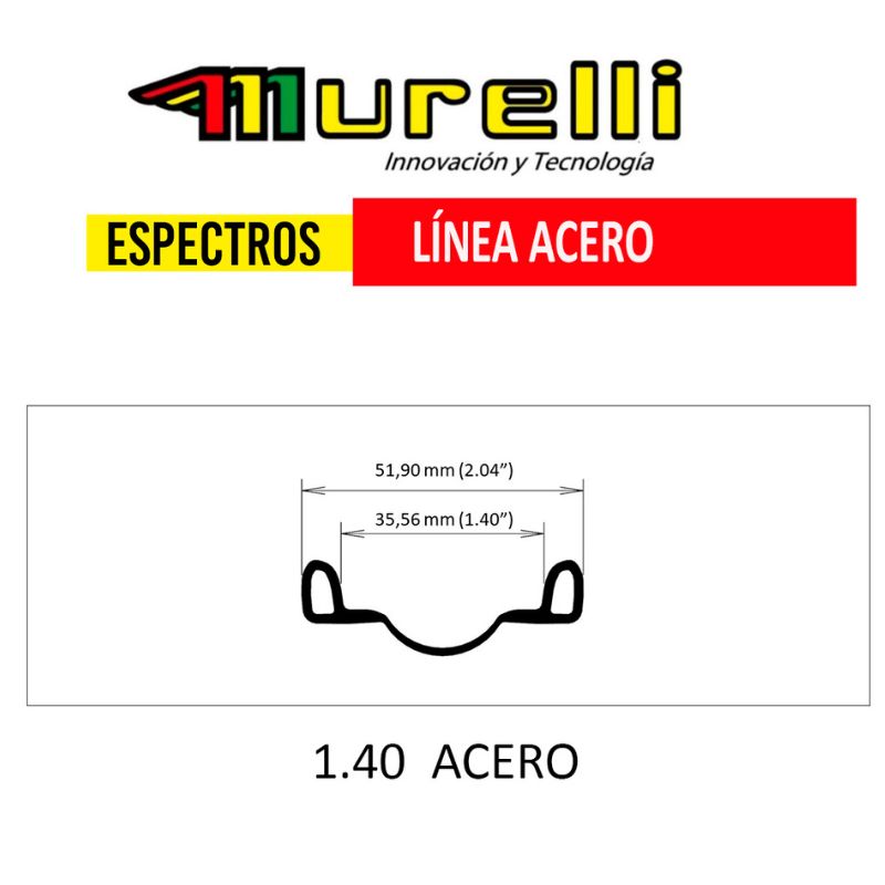 RIN MURELLI 140X18 HIERRO NEGRO