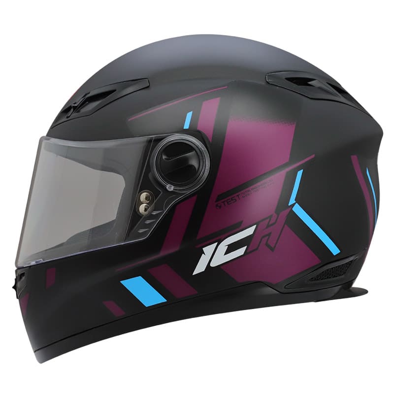 CASCO ICH ICH 501R PARADOX MATE NEGRO MORADO NEON American Motos casco-ich-ich-501r-paradox-mate-negro-morado-neon-american-motos