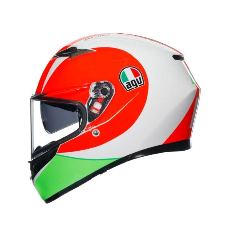 agv helmet colombia K3SV MISANO-14 MOTOSTYLEONLINE Collarbone safe profile Agv Helmets Casco Vr46 Agv