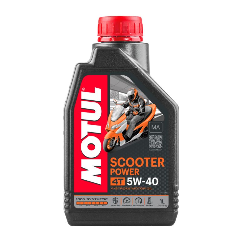 ACEITE MOTUL SCOOTER POWER 5W40 4T 1L