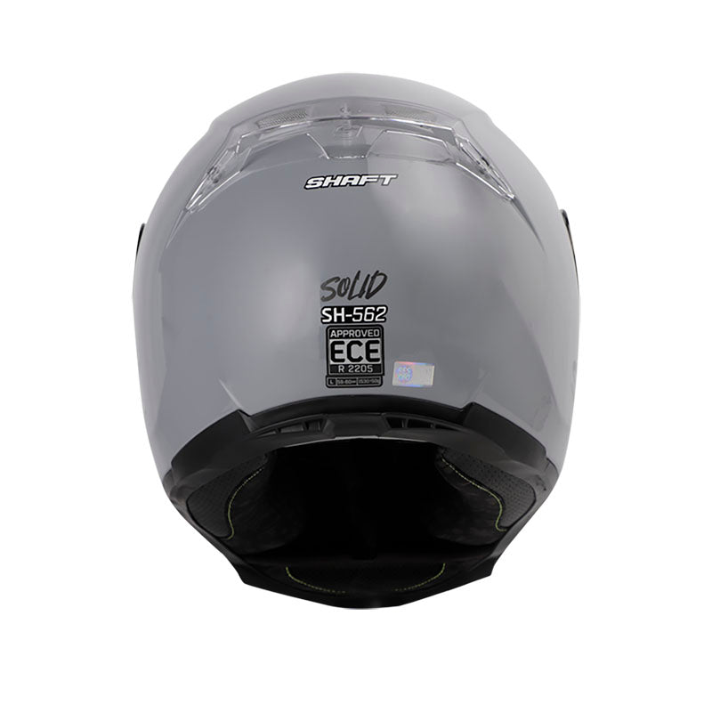 CASCO SHAFT SH-562 SOLID GRIS VISOR IRIDIUM AZUL