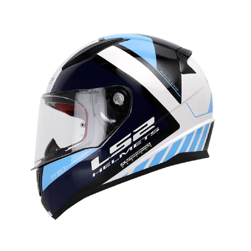 Ls2 Ff353 Casco Ls2 Azul Y Blanco Casco LS2 FF353 Rapid Gale Matt