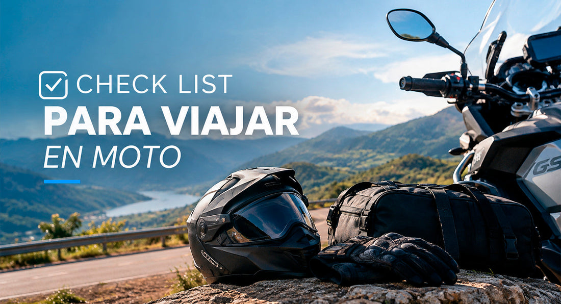 ¿Vas a viajar en moto? Checklist para preparar tu motocicleta antes de salir a carretera