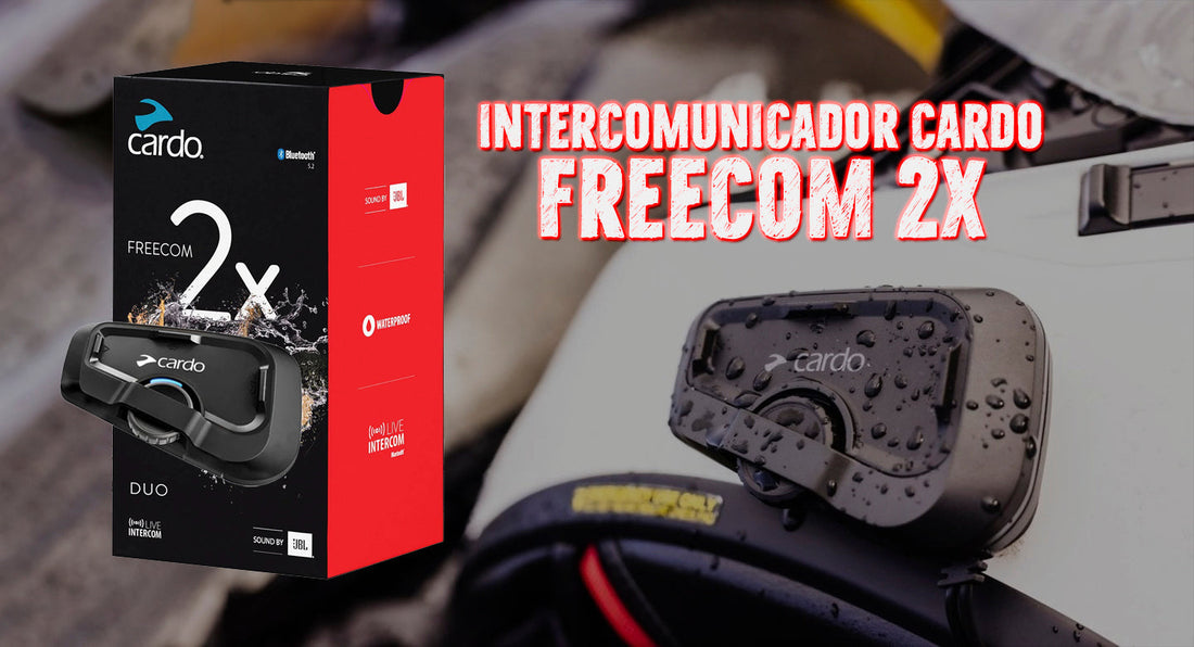 Intercomunicador Cardo Freecom 2X — comunicación clara para tus rodadas