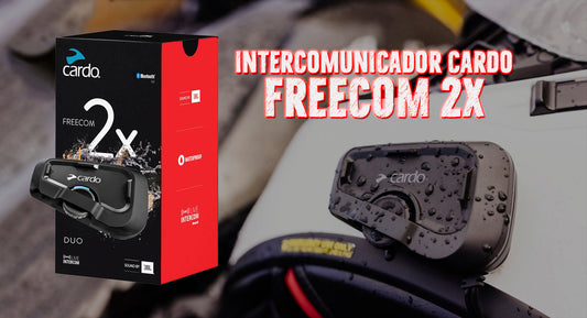 Intercomunicador Cardo Freecom 2X — comunicación clara para tus rodadas
