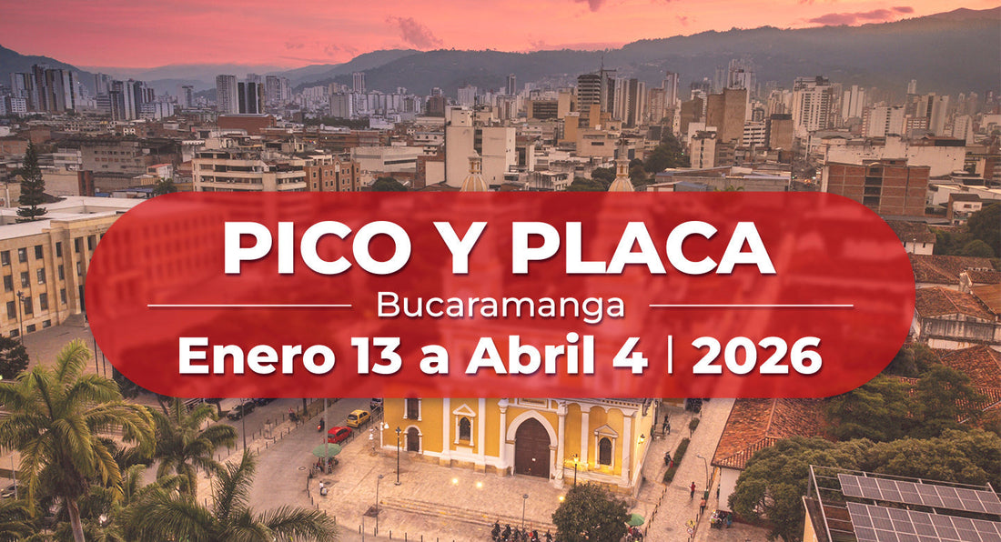 Nuevo Pico y placa Bucaramanga 2026: todo lo que debes saber