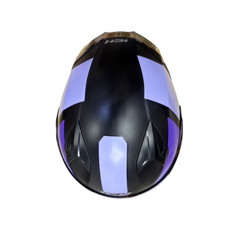 CASCO ICH ICH-3120DV FURTHER MATE NEGRO LILA VISOR MORADO