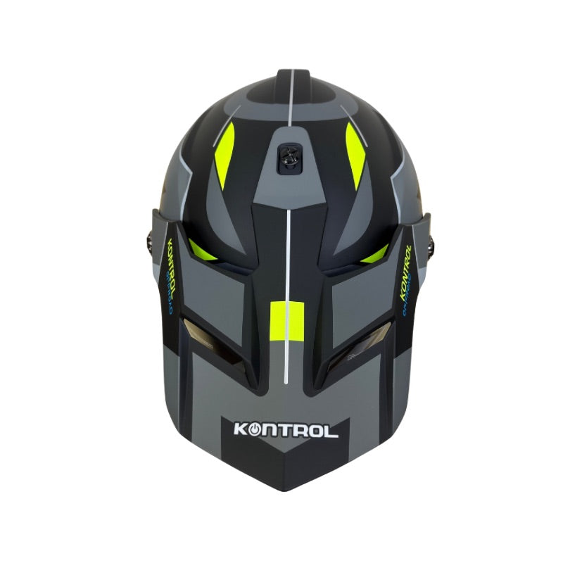 CASCO KONTROL 819-6 GS MATE NEGRO GRIS
