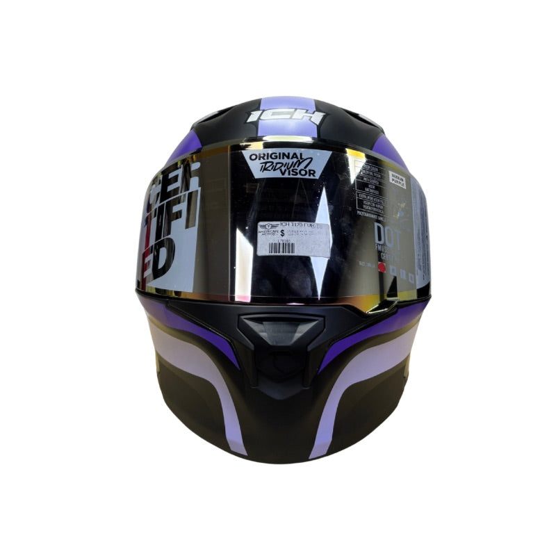 CASCO ICH ICH-3120DV FURTHER MATE NEGRO LILA VISOR MORADO