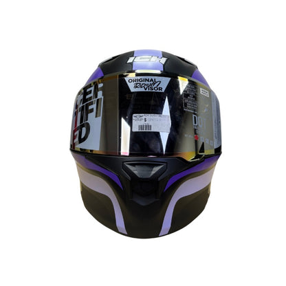 CASCO ICH ICH-3120DV FURTHER MATE NEGRO LILA VISOR MORADO