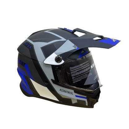 CASCO KONTROL 819-6 KAPUK MATE NEGRO AZUL