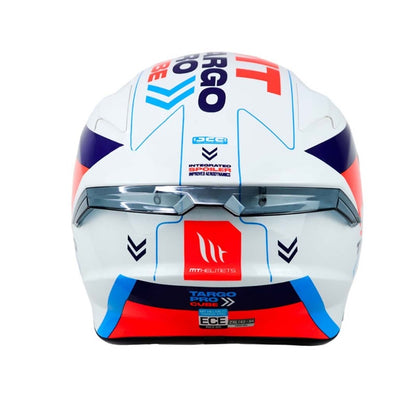 CASCO MT TARGO PRO CUBE ROJO BLANCO