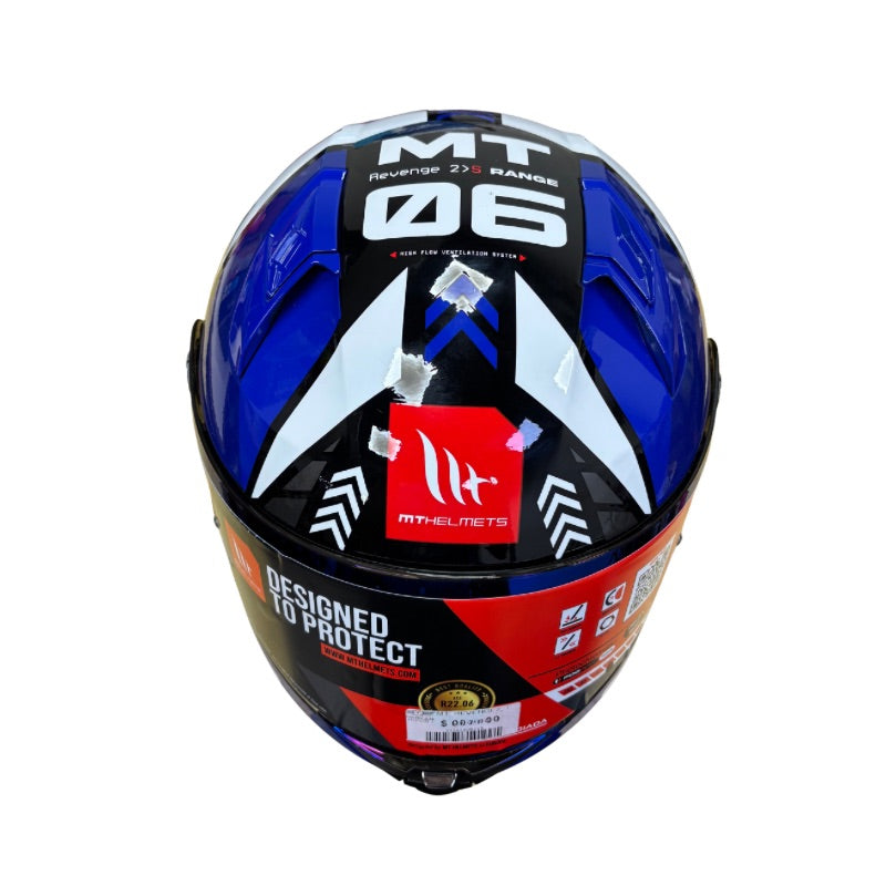 CASCO REVENGE 2S RANGE AZUL B7