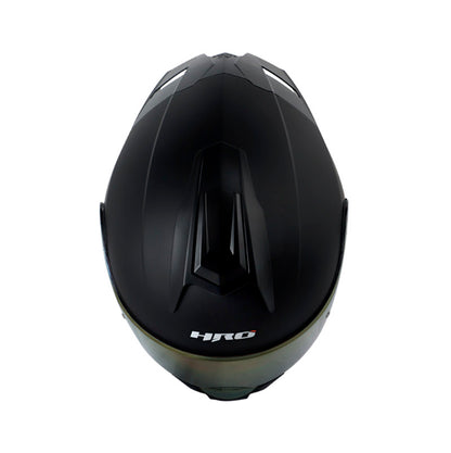 CASCO HRO HRO-3400DV SOLID MATE NEGRO ROJO VISOR IRIDIUM