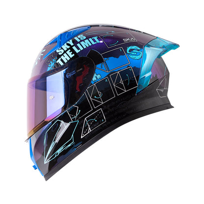 CASCO SHAFT SH-526SP EVO PAPYRUS CAMALEON AZUL IRIDIUM