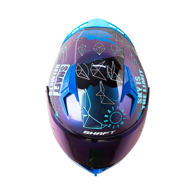 CASCO SHAFT SH-526SP EVO PAPYRUS CAMALEON AZUL IRIDIUM