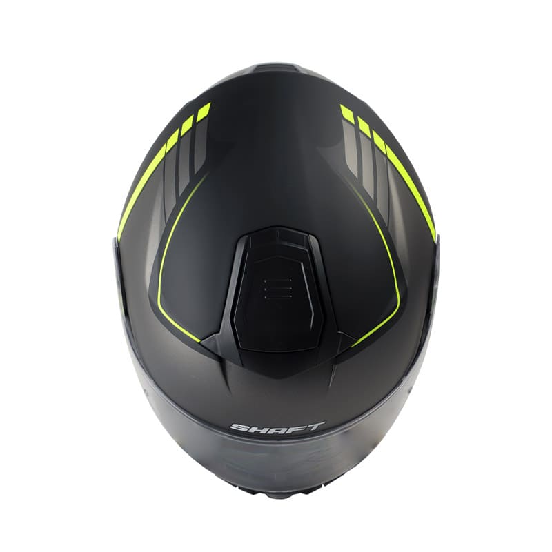 CASCO SHAFT SH-3910DV FORZA MATE NEGRO AMARILLO NEON