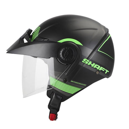 CASCO SHAFT SH-211 TONKA MATE NEGRO VERDE NEON