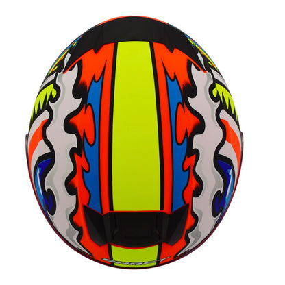 CASCO SHAFT SH-502 DEIDAD MATE NARANJA NEON AMARILLO NEON