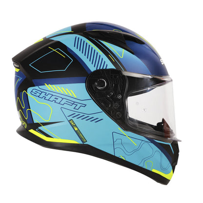 CASCO SHAFT SH-522 HOPPER MATE NEGRO AZUL
