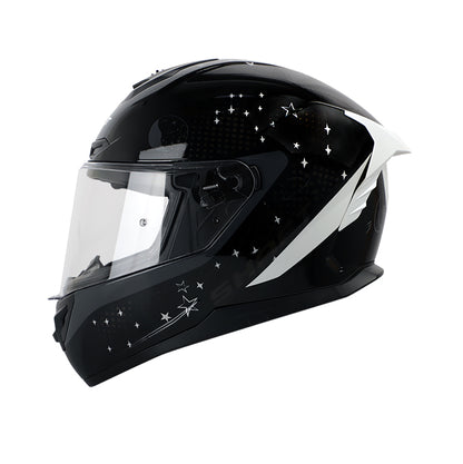 CASCO SHAFT SH-542GT STARS NEGRO BLANCO