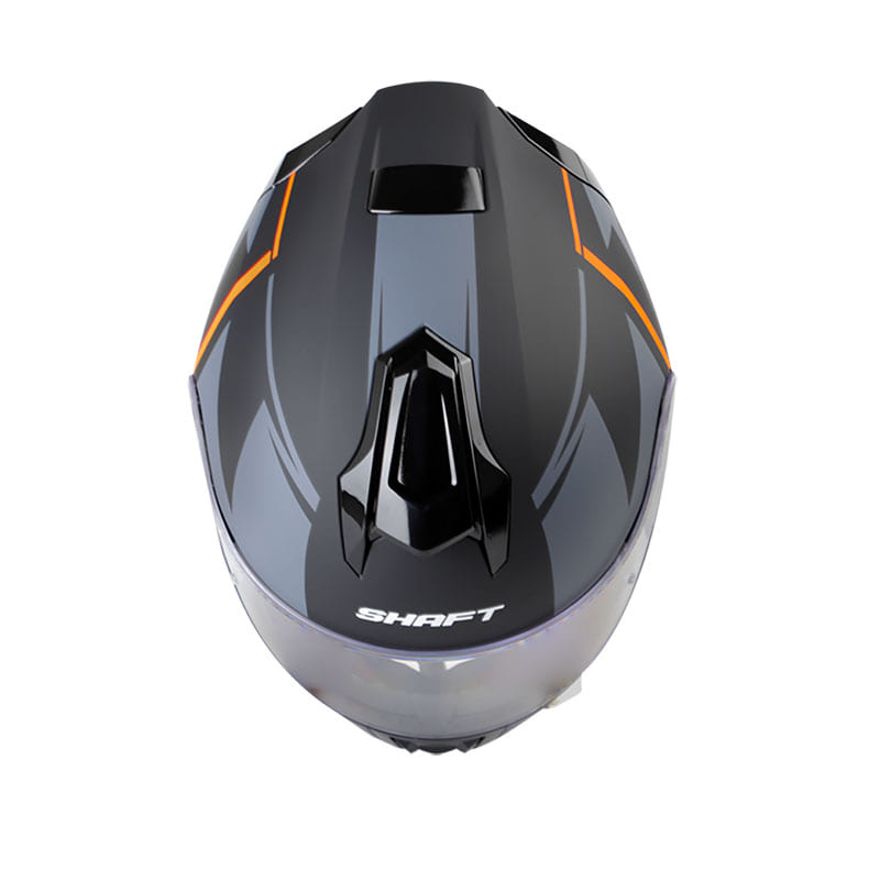 CASCO SHAFT SH-551 VICTORY MATE NEGRO NARANJA NEON