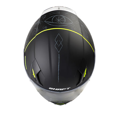 CASCO SHAFT SH-562 WITCHCRAFT MATE NEGRO AMARILLO NEON