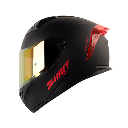 CASCO SHAFT SH-582SP EVO SOLID MATE NEGRO ROJO IRIDIUM