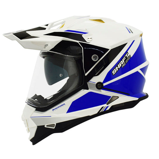 CASCO SHAFT SH-MX370DV PRO KRUSH BLANCO AZUL