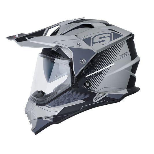 CASCO SHAFT SH-MX370DV PRO ESENCIAL MATE METALIZADO GRIS