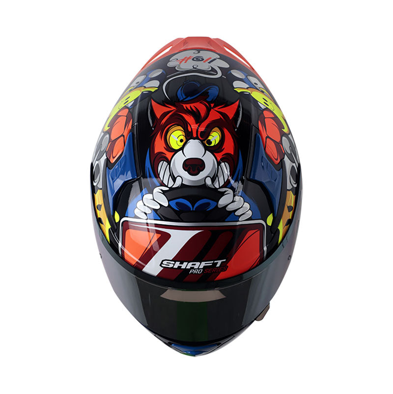 CASCO SHAFT SH-612DV PRO CRAZY CAR CAMALEON NARANJA NEON