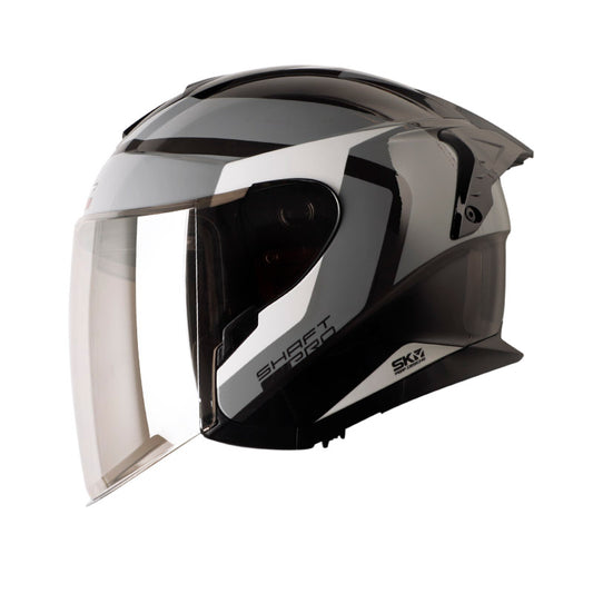 CASCO SHAFT SH-240DV PRO MAISON GRIS OSCURO BLANCO IRIDIUM