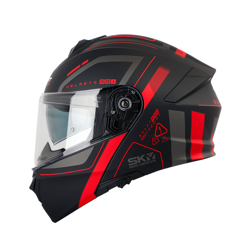 CASCO SHAFT SH-4000DV PRO MK ULTRA MATE NEGRO ROJO